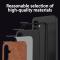 Samsung Galaxy S23 FE Skal Hybrid Retro Läder Röd