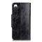  Sony Xperia 10 IV Fodral Flerkort Crazy Horse Svart