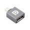  DisplayPort Hona till Mini DisplayPort Hane Adapter Grå