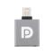  DisplayPort Hona till Mini DisplayPort Hane Adapter Grå