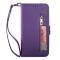  Samsung Galaxy S23 Ultra Fodral Multifunktionell Lila