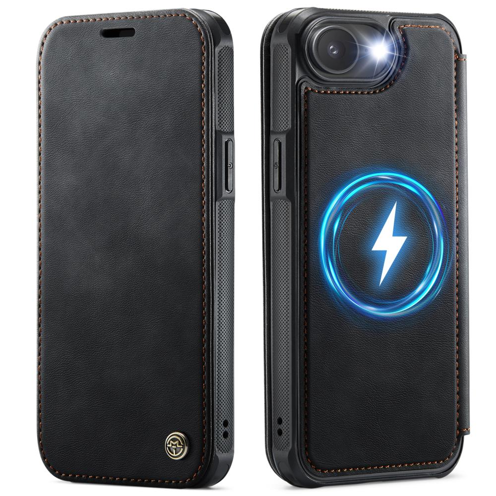CASEME CASEME iPhone 16e/17e Skal RFID Plånbok Svart
