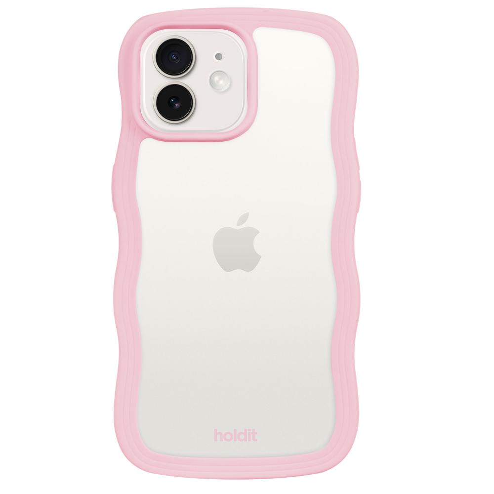 holdit holdit iPhone 12/12 Pro Skal Wavy Pink Transparent