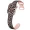  Apple Watch 42/44/45/46/49 mm Klockarmband Leopard Svart/Rosa