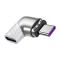 ESSAGER ESSAGER 100W 5A USB-C/USB-C Magnetisk Adapter Silver