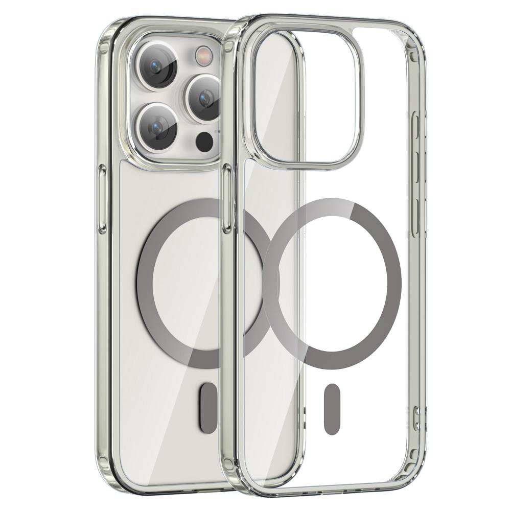 ColorPop ColorPop iPhone 15 Pro Max Skal CH MagSafe Transparent/Titanium