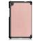  Lenovo Tab M8 2nd Gen (HD) Litchi Tri-Fold Fodral Roséguld