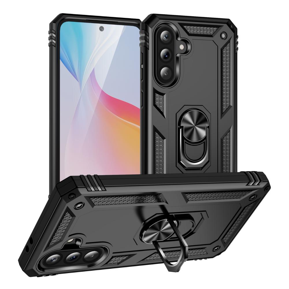  Samsung Galaxy A37 5G Skal Shockproof Hybrid Ring Svart