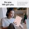  iPad Air 2025-2020 Skal Diamond Textur TPU Rosa
