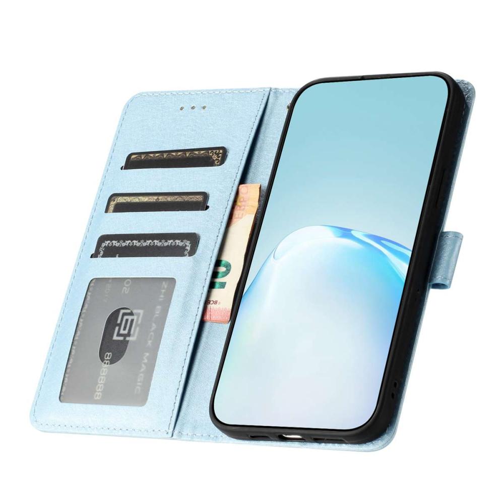  Honor X5c Plus Fodral Läder Ljus Blå