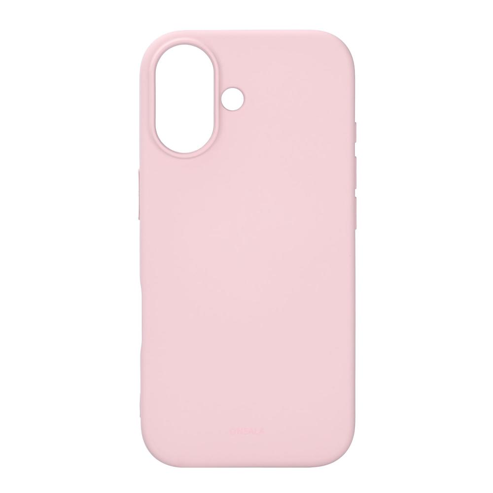 Onsala Onsala iPhone 17 Mobilskal Med Silikonkänsla Chalk Pink
