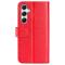  Samsung Galaxy A35 5G Fodral Crazy Horse Läder Röd