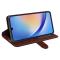  Samsung Galaxy A35 5G Fodral Crazy Horse Läder Brun
