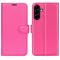  Samsung Galaxy A57 5G Fodral Litchi Läder Rosa