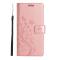  Google Pixel 10a Fodral Med Blommigt Tryck Roséguld