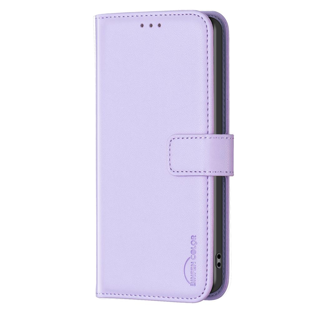 BINFEN BINFEN iPhone 17 Pro Fodral Läder Lila