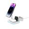 Tech-Protect Tech-Protect 15W 3in1 Magnetisk MagSafe Laddare Vit