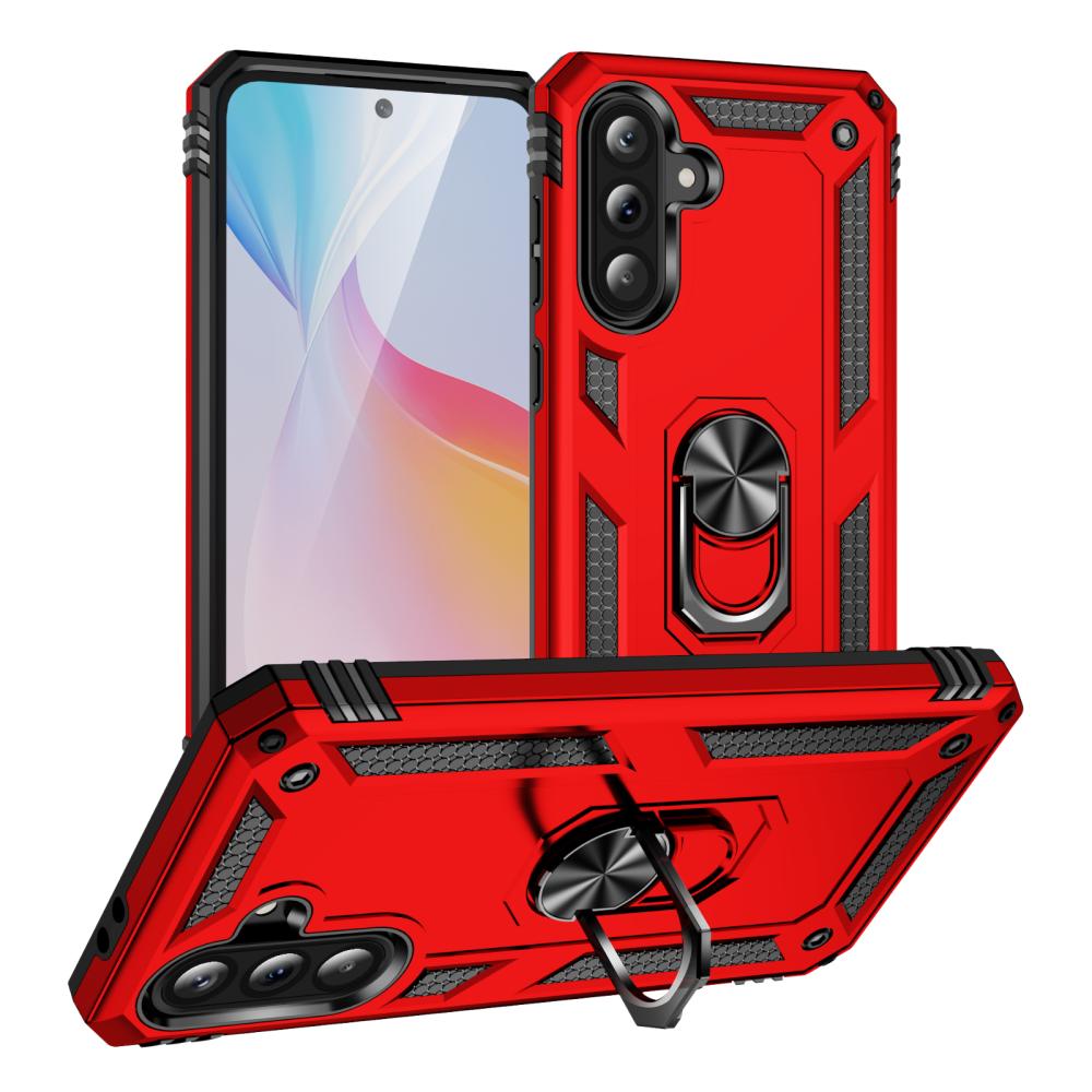  Samsung Galaxy A37 5G Skal Shockproof Hybrid Ring Röd