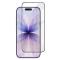  iPhone 18 Skärmskydd Heltäckande Svart Kant Transparent