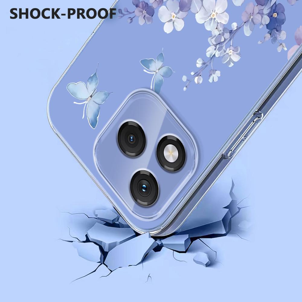  Honor 400 Lite Skal Med Tryck Blommor