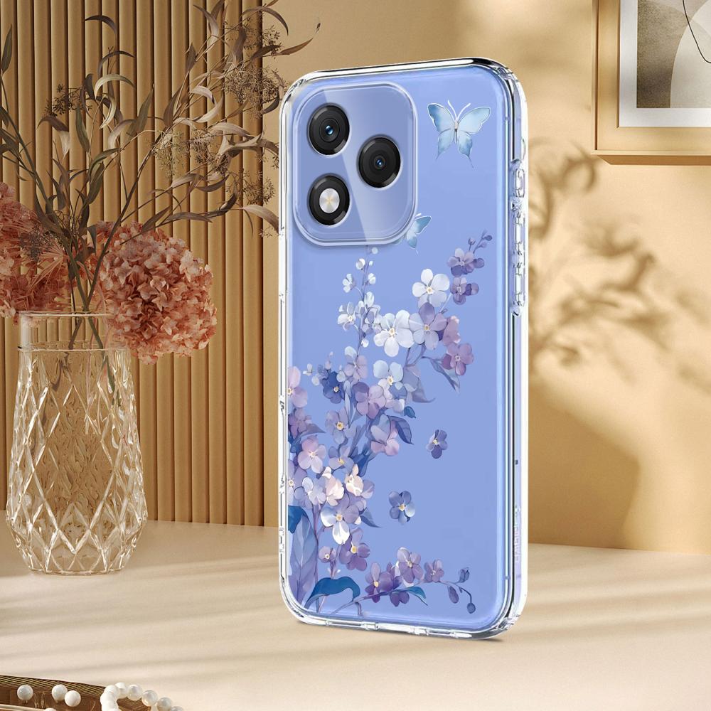  Honor 400 Lite Skal Med Tryck Blommor