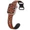  Apple Watch 38/40/41/42 Klockarmband Leopard Brun/Svart