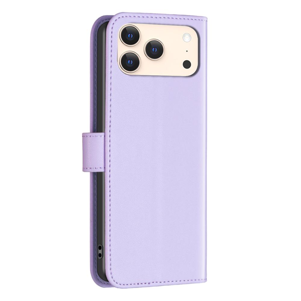 BINFEN BINFEN iPhone 17 Pro Fodral Läder Lila