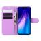  Xiaomi Redmi Note 8T - Litchi Plånboksfodral - Lila