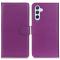  Galaxy S25 Plus / S24 Plus Fodral Litchi Läder Lila