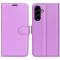 Samsung Galaxy A57 5G Fodral Litchi Läder Lila