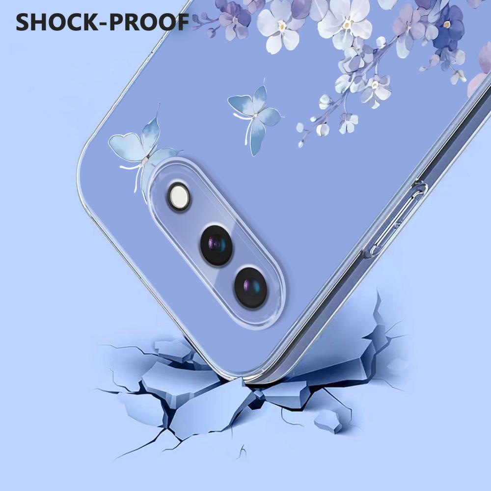  Google Pixel 10a Skal Med Tryck Blommor
