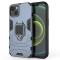  iPhone 14 Skal Ring Hybrid Navy Blue