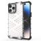  iPhone 15 Pro Skal Honeycomb Shockproof Vit
