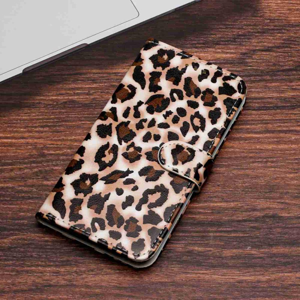  Honor 400 Smart Fodral Med Tryck Leopard