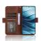  Xiaomi Redmi Note 14 5G Fodral Med Avtagbart Kortfack Brun