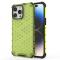 iPhone 15 Pro Skal Honeycomb Shockproof Grön