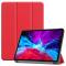  iPad Pro 12.9 (2018/2020) - Tri-Fold Stödjer Apple Pen Laddning - Röd