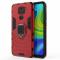  Xiaomi Redmi Note 9 - Hybrid Ring Skal - Röd