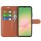  Samsung Galaxy A57 5G Fodral Litchi Läder Brun