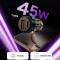 Tech-Protect Tech-Protect 45W PD QC Billaddare USB-C / USB-A Svart