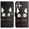  iPhone 16 Plus Fodral Med Tryck Dont Touch Katt