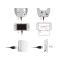DOBE DOBE 1.5m USB-C Laddningskabel för Nintendo Switch Svart