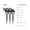 Hombli Hombli Smart Utomhus Spotlight 3-pack RGB CCT Svart
