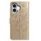  iPhone 17 Fodral Med Fjäril Tryck Guld