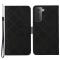  Samsung Galaxy S22 Plus Fodral Tryckta Mandala Blommor Svart