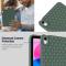  iPad Air 2026-2020 Skal Diamond Textur TPU Mörk Grön