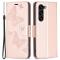  Samsung Galaxy S23 Plus Fodral Fjärilar Roséguld