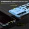  Samsung Galaxy S23 Plus Skal Ring CamShield Ljus Blå