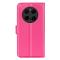  Honor Magic7 Pro Fodral Litchi Läder Rosa