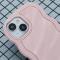  iPhone 15 Mobilskal Wavy Textur Rosa